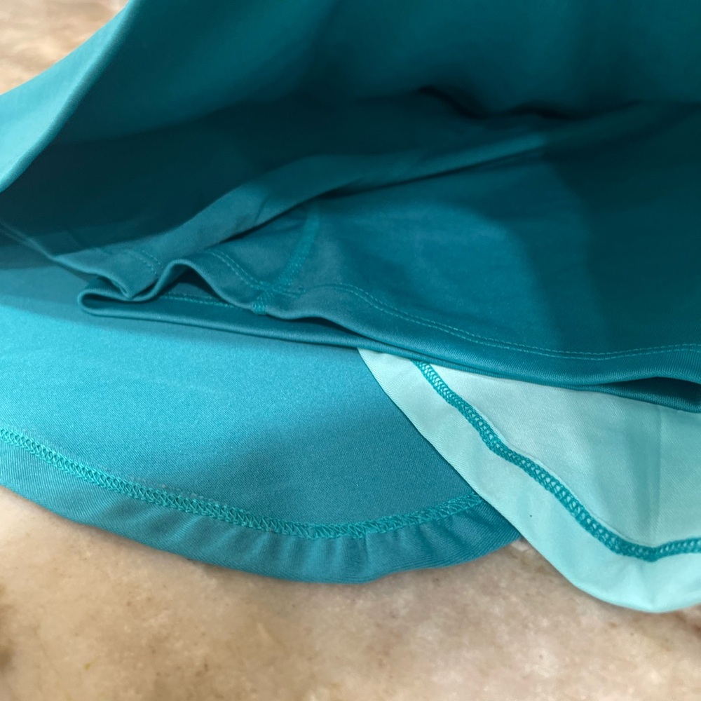 Vibrant Blue A-Line Mini Skort for Active Wear - Picture 2 of 6